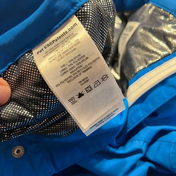 Columbia Titanium Omni-Tech Kids Blue Waterproof Snow Pants Sz. LG Ski Snowboard - Picture 13 of 16